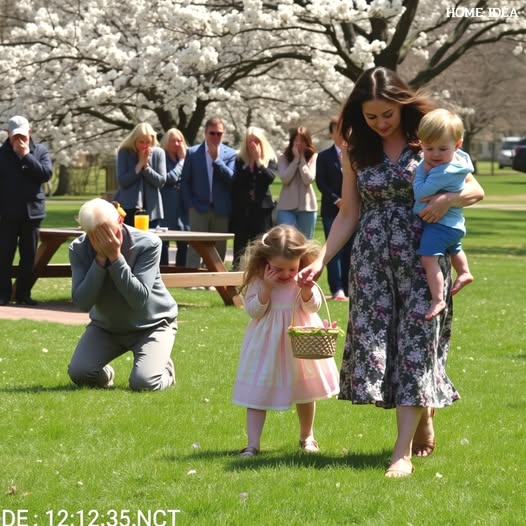 At the Easter picnic